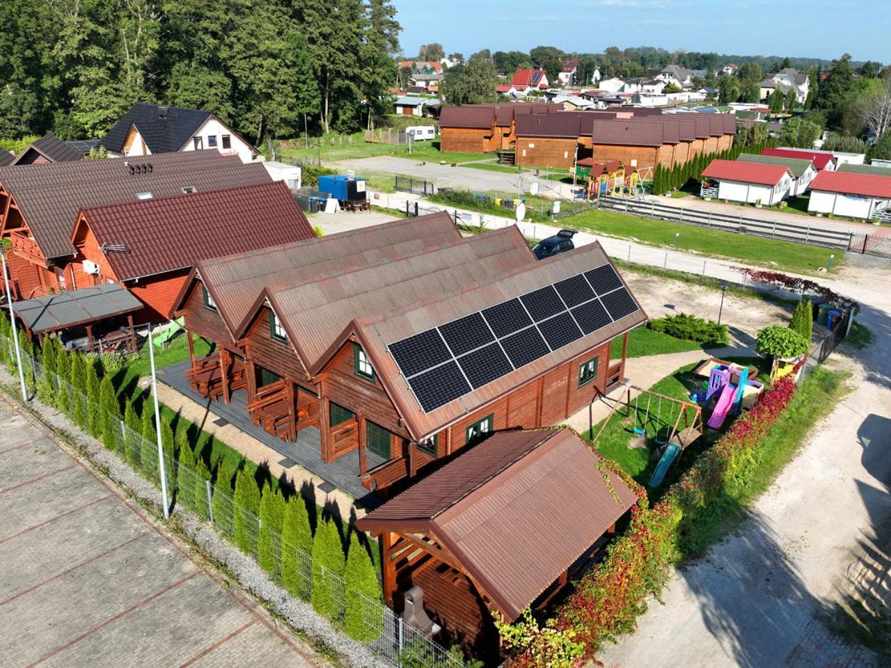Domki Letniskowe Sloneczna Zatoka Sarbinowo Buitenkant foto